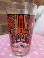 Captain Morgan Tiki Bar Rum Glass Tumbler 300ml Size VGC