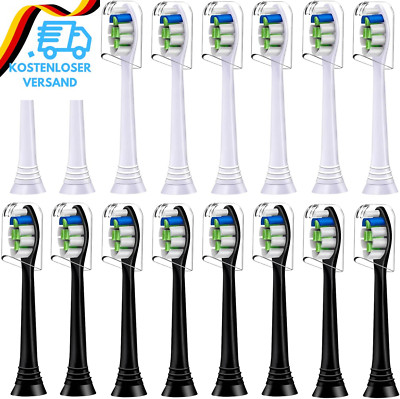 16Er Precision Clean Ersatzbürsten Kompatibel Mit Philips Sonicare Schallzahnbür