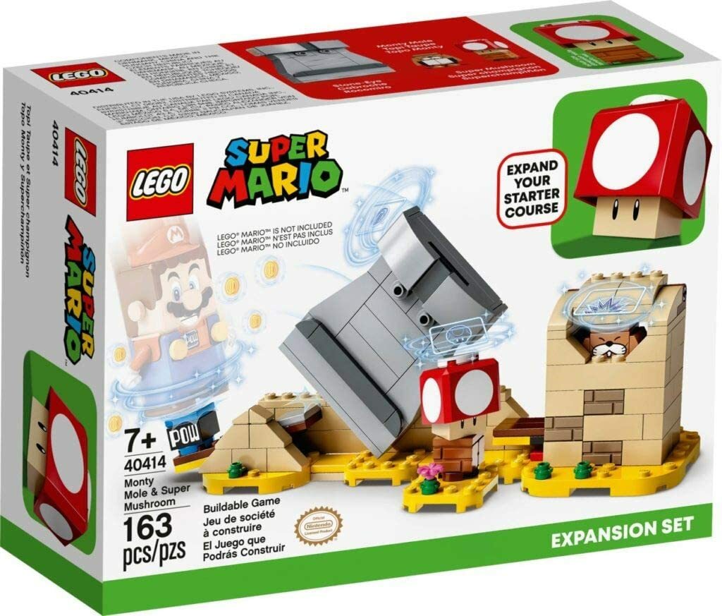 LEGO 40414 Super Mario Cholopoo Challenge Monty Mole And Super