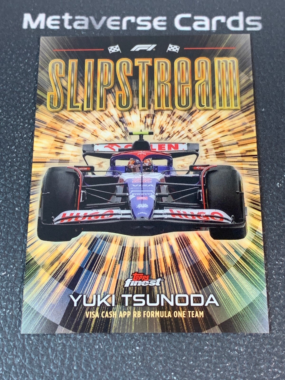 2024 Topps Finest Formula 1 F1 Slipstream #17 Yuki Tsunoda RARE SP