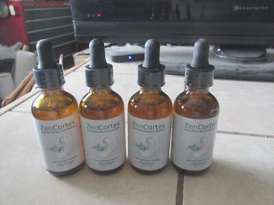 4-Pack Zen Cortex Oral Drops To Support Healthy Ears, ZenCortex Hearing 4/2026