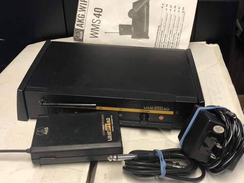 AKG SR40 Wireless Receiver \u0026 UHF PT40 Transmitter 710.400MHz | eBay