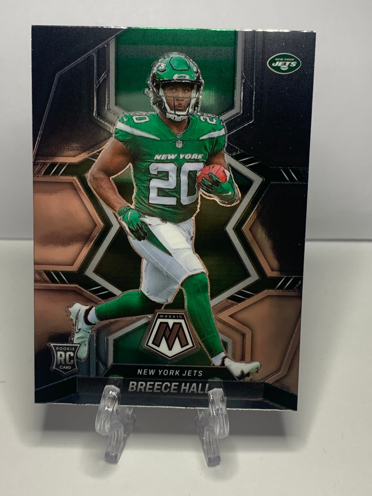 2022 Panini Mosaic Breece Hall Rookie Card RC  #307 New York Jets