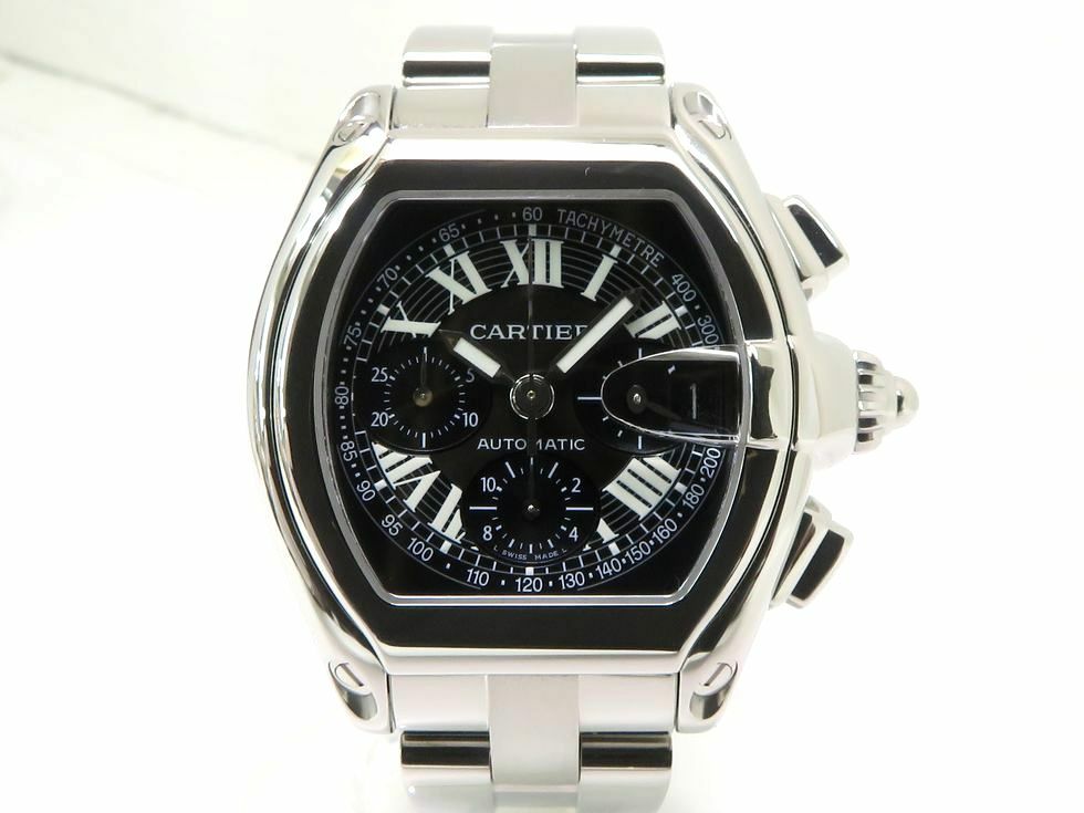 Cartier Roadster Men's Black Watch 