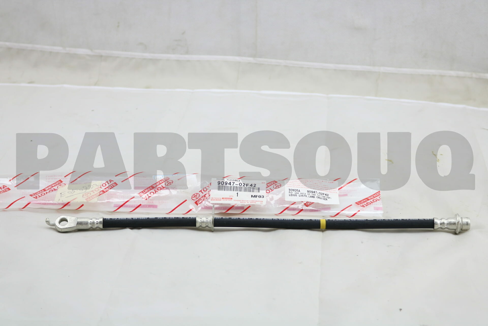 9094702F42 Genuine Toyota HOSE, FLEXIBLE, NO.1(FOR FRONT) 90947 