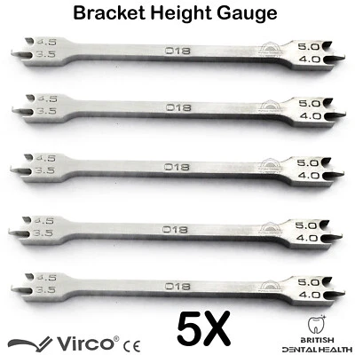 Dentaire Orthodontique Support Positionneur Mesure Support Hauteur Jauge 18mm 5X - Photo 1/3