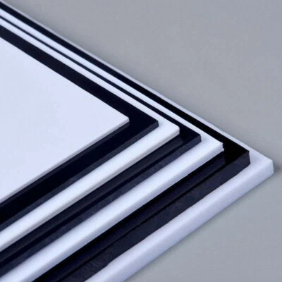 Black / White ABS Sheet Smooth Panel Acrylonitrile Butadiene Styrene Multi Sizes