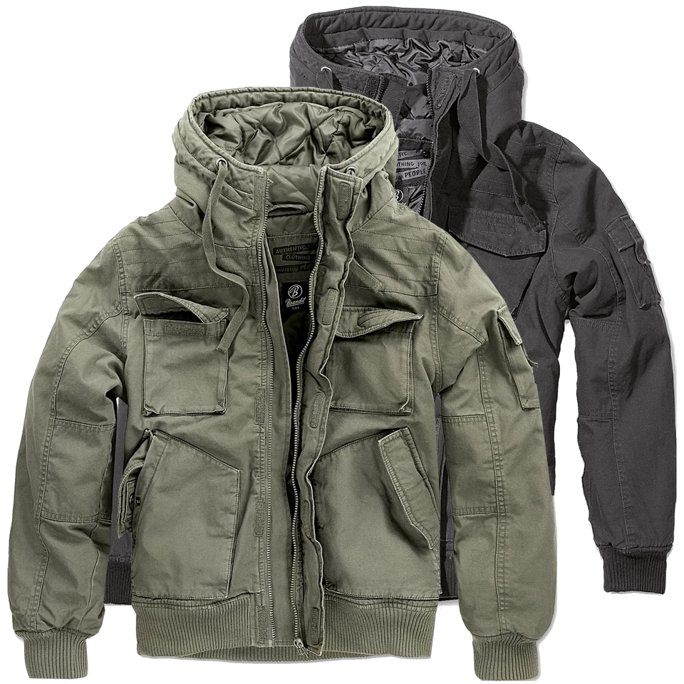 Brandit Bronx Jacket Kapuze Jacke Bomberjacke Blouson Army Winterjacke S-XXL - Bild 1 von 2