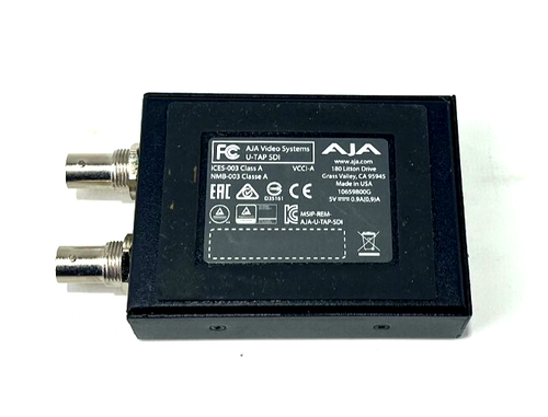 AJA U-TAP SDI Simple USB 3.0 Powered 3G-SDI Capture Device (PG) - Afbeelding 7 van 7