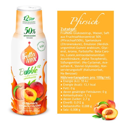 Fruttamax Getränkesirup / Sirup / Softdrink / 50% Fruchtgehalt 500ml - Bild 20 von 59