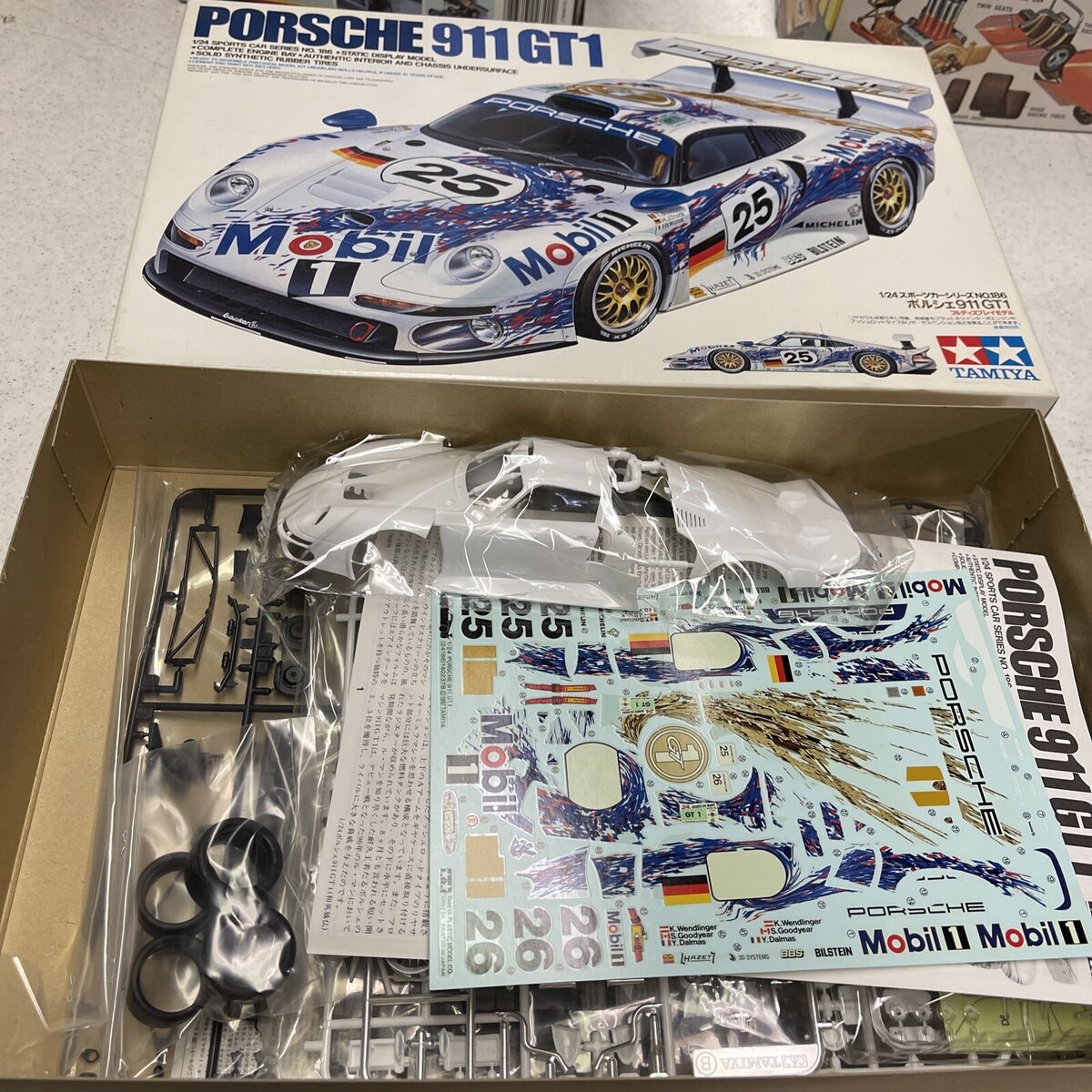 Tamiya Model Porsche 911 Gt1 1/24 Plastic Rare! New | eBay Tamiya Model Porsche 911 Gt1 1/24 Plastic Rare! New | eBay