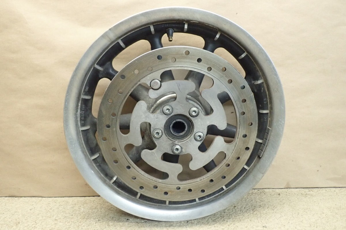 2000'S HARLEY DAVIDSON FLH T16X3 FRONT RIM WHEEL W/ ROTOR | eBay