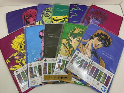 Ichiban Kuji Jojo's Bizarre Adventure H Prize Towel Complate set