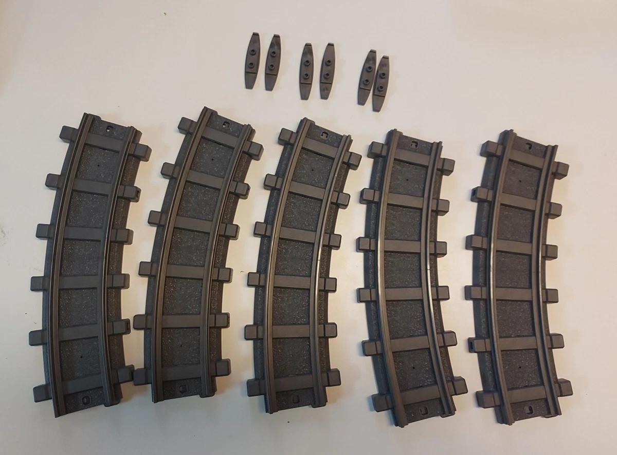 PLAYMOBIL 4384 – 12 Gerade Schienen Aus Kunststoff, Schienenabstand 4,5 Cm, Für TGV Und Dampfbahn, Erweiterungsset