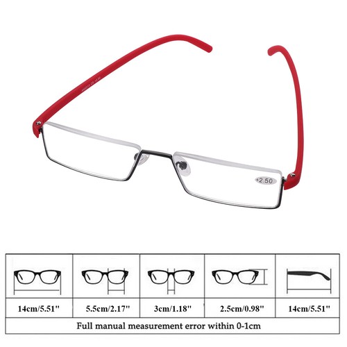 Elastisch Lesebrillen mit harte Etui Lesebrille Brillen Lesehilfe Anti-Blaulicht - Bild 5 von 11