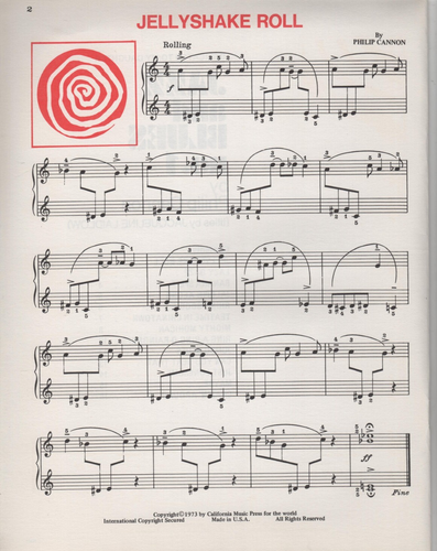 "Jazz And Blues No. 1" - Easy Graded Piano Pieces / Philip Cannon - '73 - Picture 4 of 5