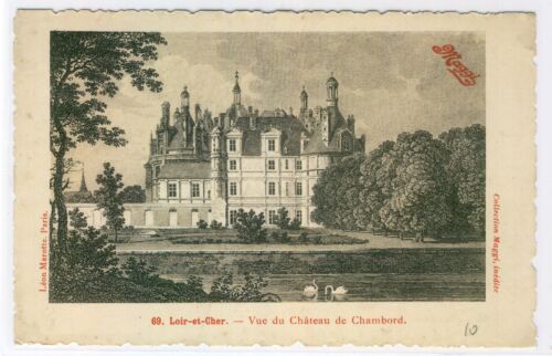 AK Chateau Chambord, Loir-et-Cher, 1910, Maggi-Werbung Radierung - Bild 1 von 2
