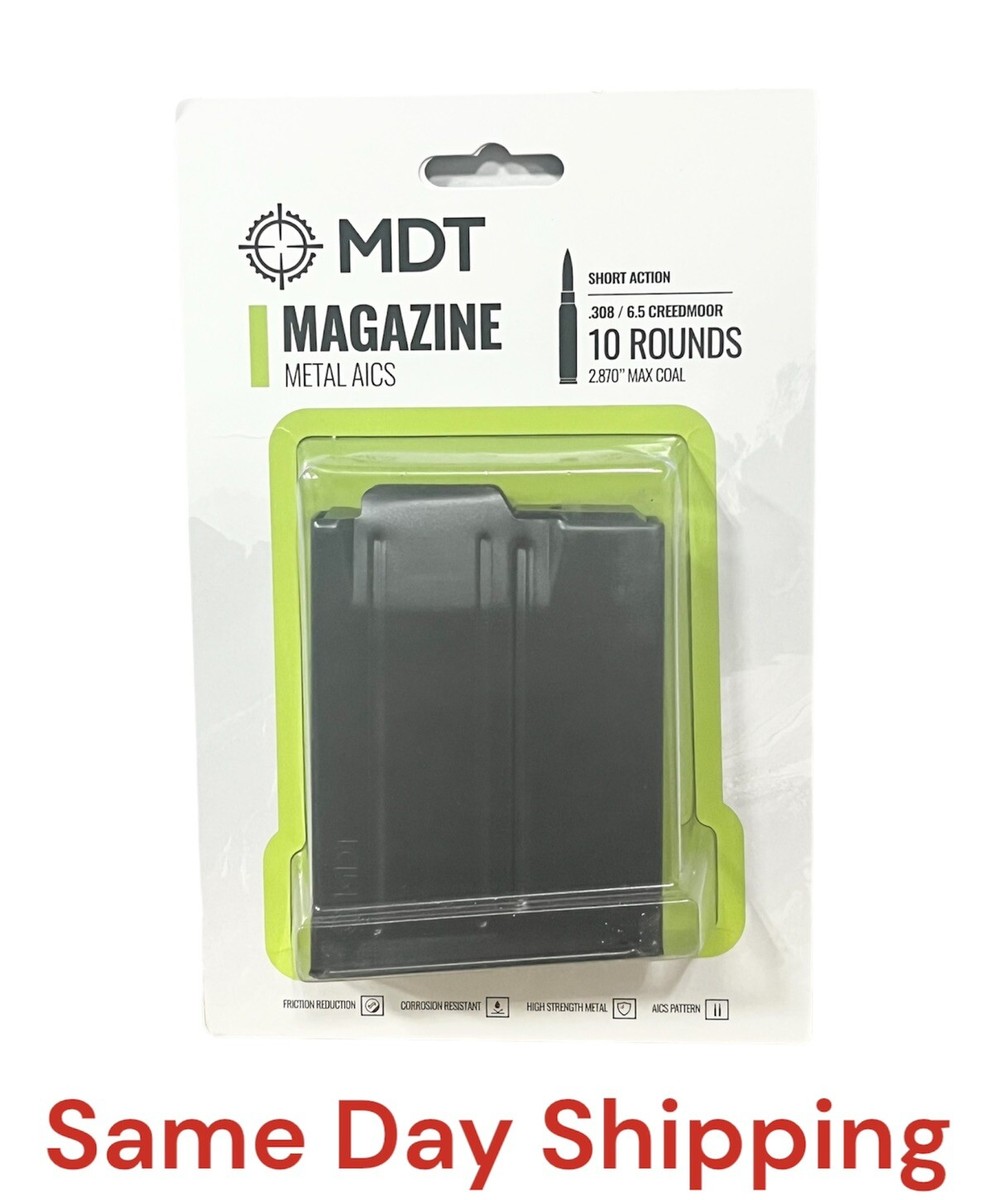 MDT Metal AICS 10 Round Rifle Magazine Short Action .308/6.5 CR