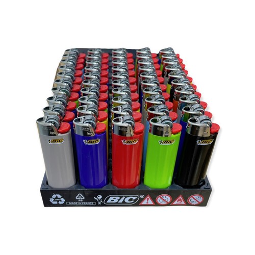 BIC Feuerzeug Maxi J26 Original mit Kindersicherung 5 - 50 Stück Reibrad Farben - Bild 2 von 35