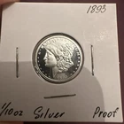 1893 Morgan Dollar Design - .999 Fine Silver Round 1/10 Oz