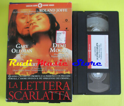 VHS film LA LETTERA SCARLATTA cartonata Moore Oldman CECCHI GORI (F112) no dvd