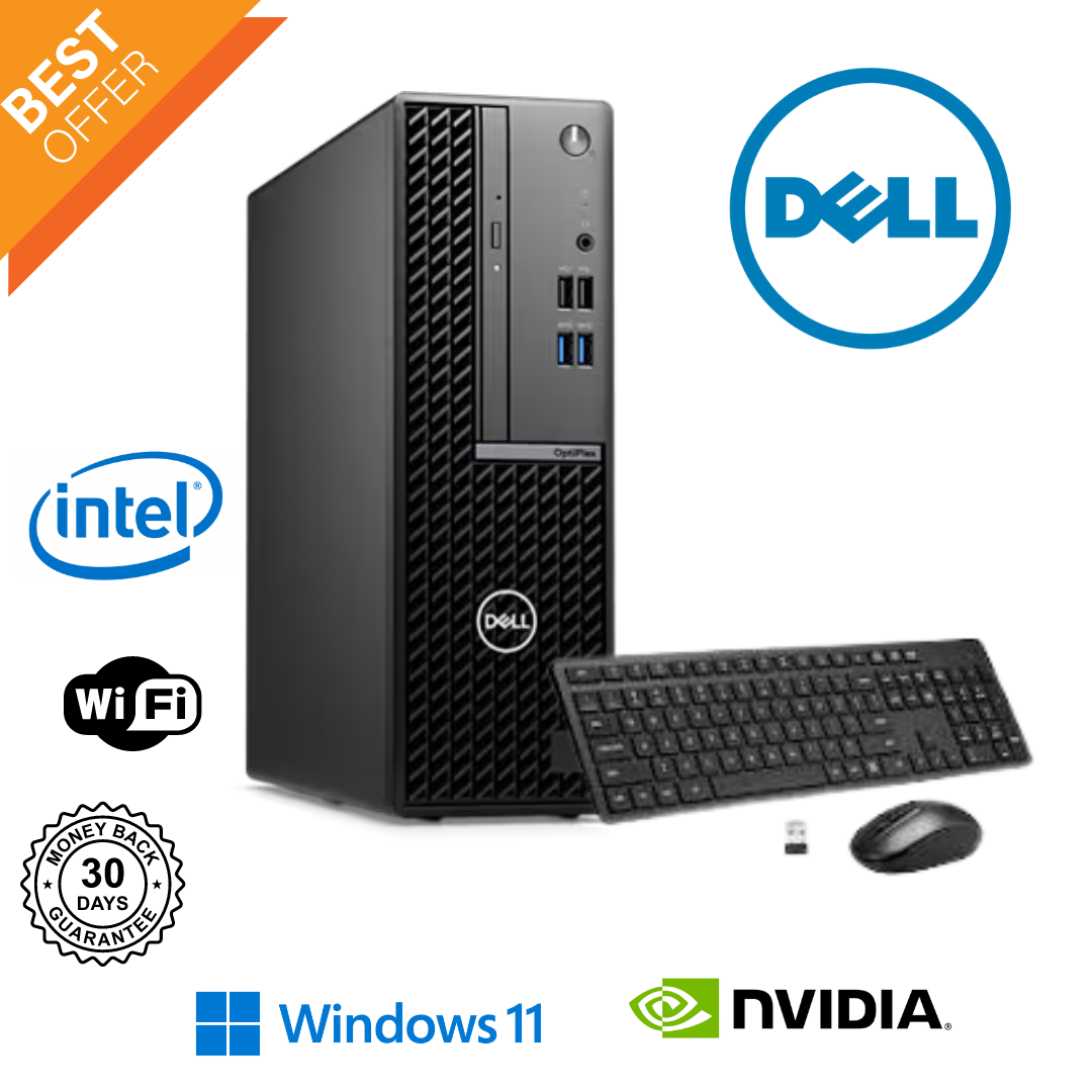 Dell Desktop Windows Computer + Keyboard and Mouse i7-9700 Win 11
