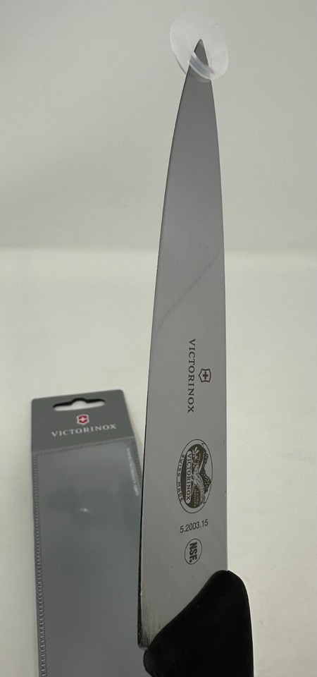 Victorinox Fibrox, coltello per sfilettare in acciaio inossidabile, lavabile in lavastoviglie, nero