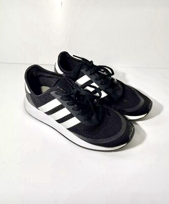 WOMENS ADIDAS N-5923 BLACK WHITE TRAINERS SIZE UK GOOD CONDITION  TRAINERS UK