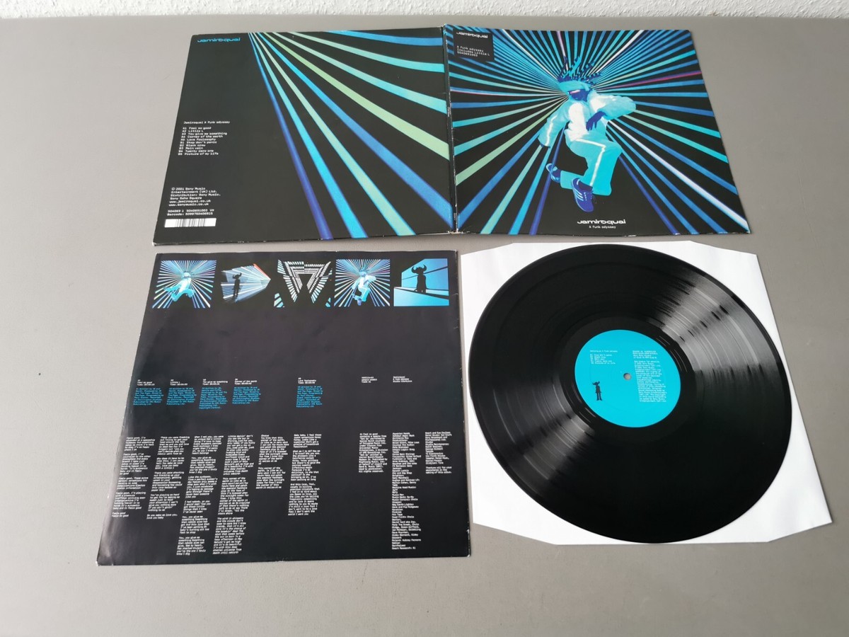 JAMIROQUAI original Vinyl LP A Funk Odyssey (2001 Sony Soho Square