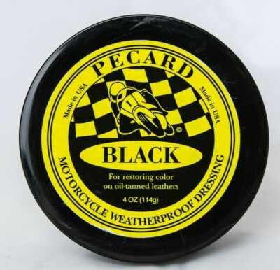 Pecard Black Motorcycle 4 oz Weatherproof Leather Dressing | eBay