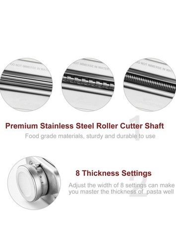 Gvode Kitchen 3-Piece Pasta Roller and Cutter Set for KitchenAid Stand - Picture 3 of 3