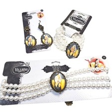 Disney Cruella De Vil Pearl Jewelry Pack White Pearls