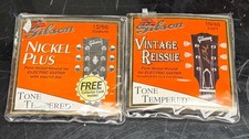 Lot of 2 Gibson Vintage Electric Guitar Strings Nickel Plus Reissue Pre-2008