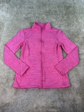 32 Degrees Heat Fleece Jacket Women's Size S - Full Zip Pink Zip Pockets C002