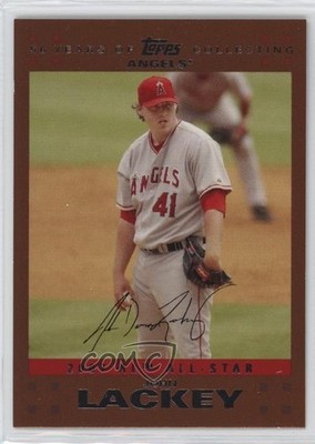 2007 Topps Update All-Star Copper 27/56 John Lackey #UH273 4f5