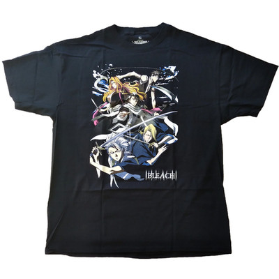 BLEACH Ichigo Kurosaki XL T-Shirt schwarz offizielle Anime Grafik Tee Japan-Stil