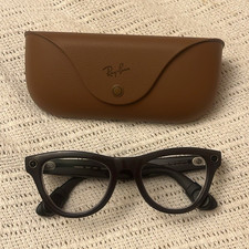 Ray-Ban RW4009 Round Dark Purple Plastic Full Rim Eyeglass Frames 50-18-150