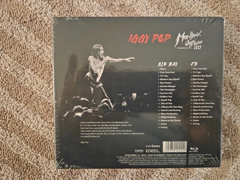 Pop Iggy 2025 " Live At Montreux Jazz Festival " (Blu-Ray + CD) - Bild 2 von 2