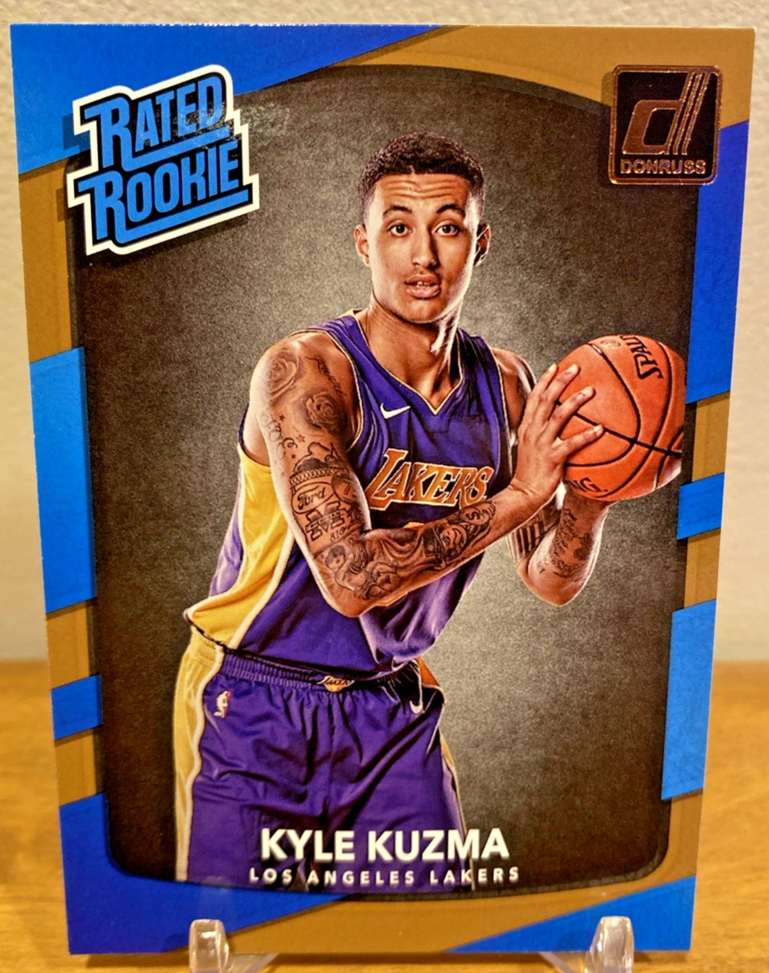 Kyle Kuzma 2017-18 Donruss Rated Rookie, LAKERS