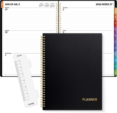 Academic Planner 2026-2027   Weekly & Monthly Planner, July 2026 to June 2027, 8