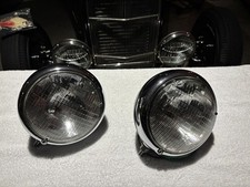 1930s 40s Arrow Style Hot Rod Headlights - Pro Bilt Hot Rod Parts