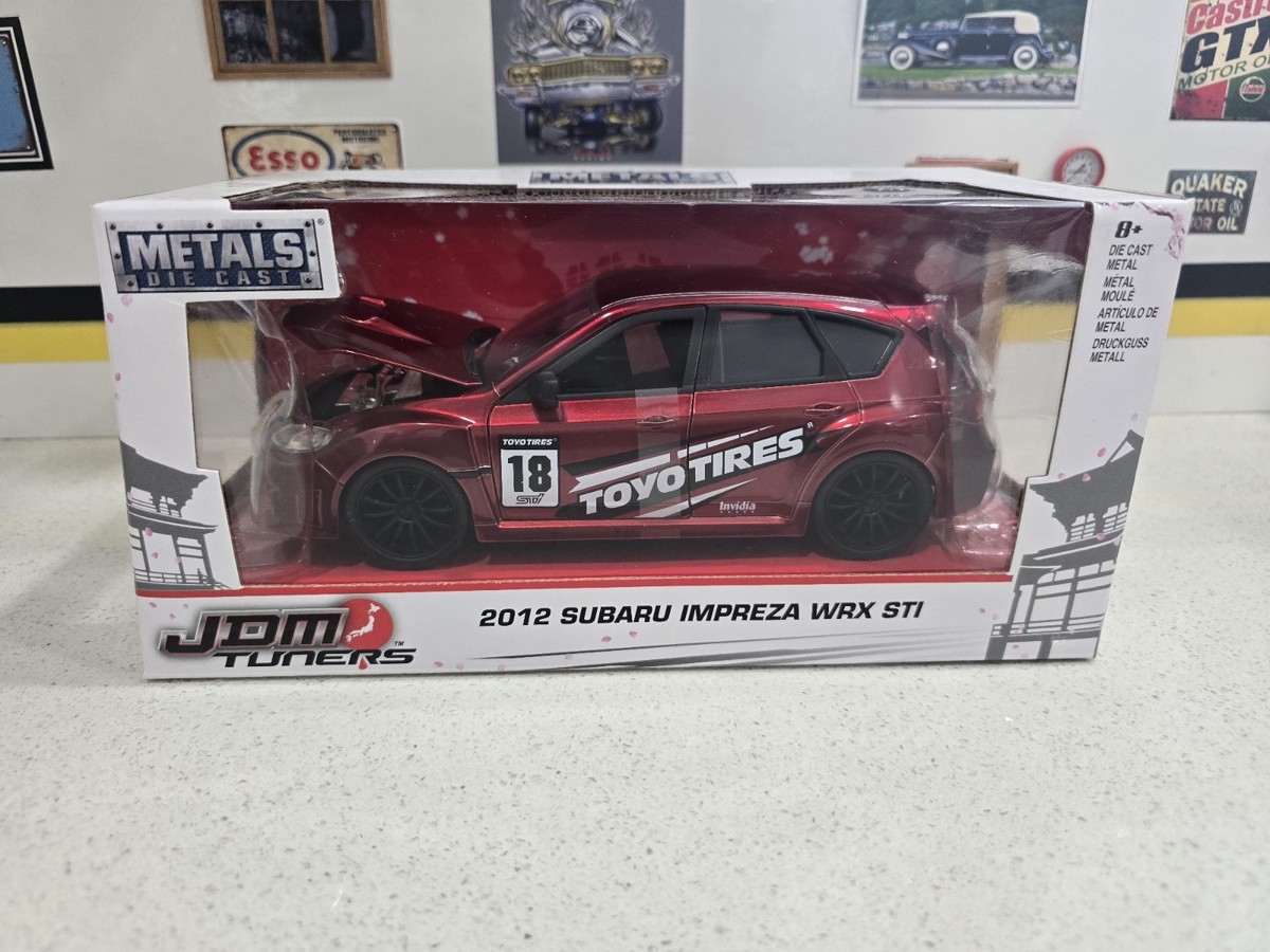 Jada Toys JDM Tuners 1:24 Scale Diecast Car 2012 Subaru Impreza