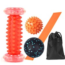 Massage Foot Massager Roller Yoga Fitness Ball Set   Muscle Relief Kit