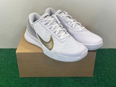 Sz 11 Men - Nike Air Zoom Vapor Pro 2 HC White Gold Tennis