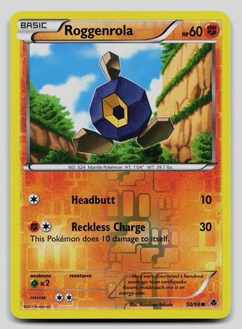 Roggenrola [Reverse Holo] #50 (Emerging Powers (2011))