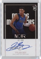 2020-21 Panini Noir Rookie Auto /99 Tyler Bey #394 Auto nd3