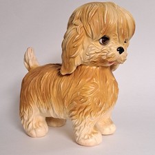 vintage 1964 Edward Mobley Dog 9.5" Squeak Toy Squeaky Puppy Arrow Rubber Co