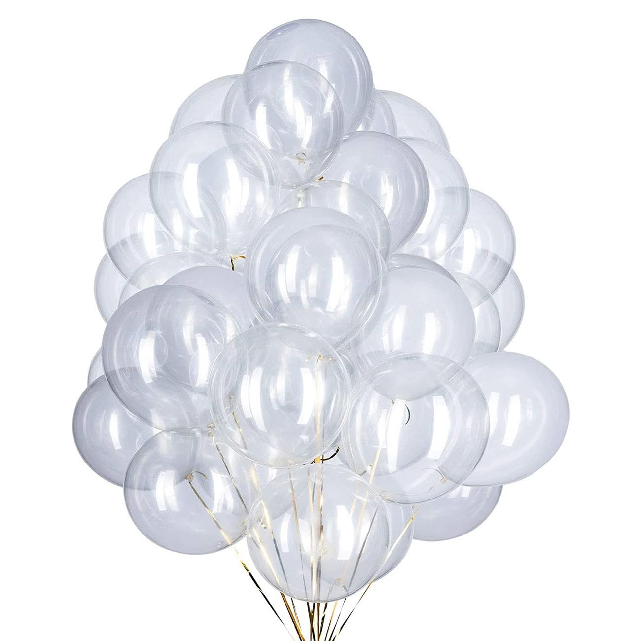 Ballon Baudruche Transparent 12 Pouces pour Fête et Anniversaire Féerique