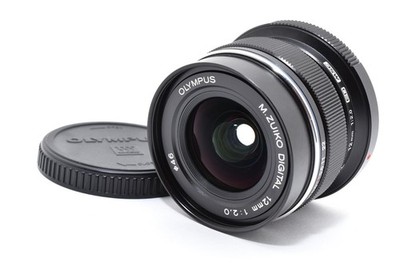 Olympus M.ZUIKO DIGITAL 12mm f/2.0 ED Prime Lens Black [Exc+++] #A