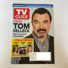 TV Guide May 2 - 8 2016 Tom Selleck Ellen Pompeo Riley Keough Martin Sheen